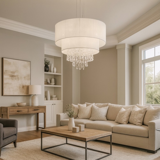 Opera sp10 lampadario di cristallo ideal lux