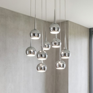 Affralux bol lampadario per soggiorno moderno