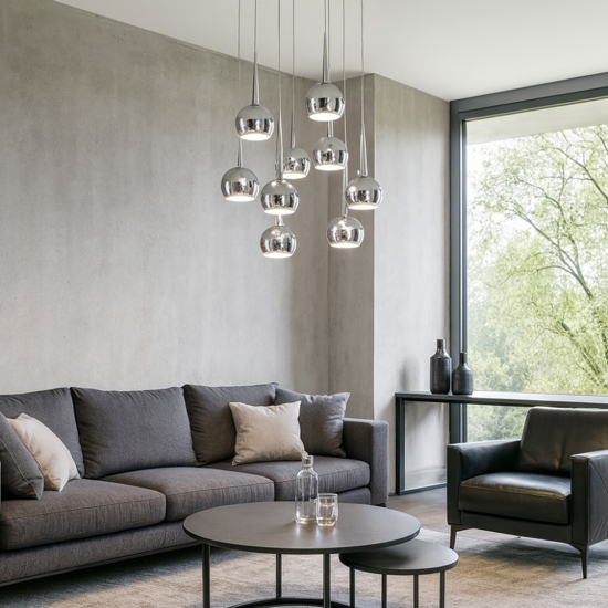 Affralux bol lampadario per soggiorno moderno