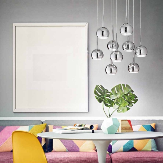 Affralux bol lampadario per soggiorno moderno