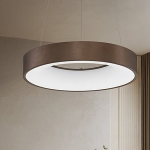 Visualizza i dettagli per Lampadario cerchio 38cm led 3000k marrone per soggiorno Lampadario cerchio 38cm led 3000k marrone per soggiorno
