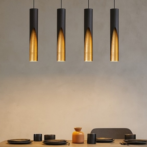 Barbotto eglo lampadario moderno dorato nero per tavolo soggiorno