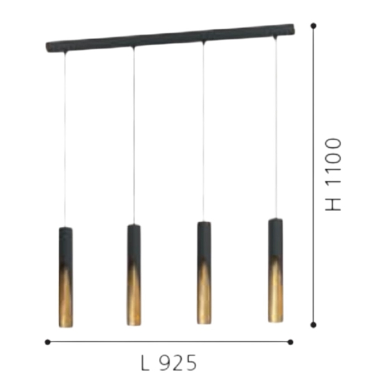 Barbotto eglo lampadario moderno dorato nero per tavolo soggiorno