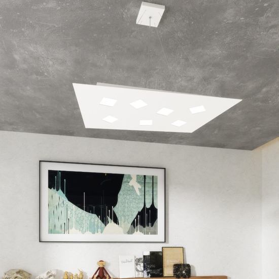 Top light note lampadario bianco per soggiorno moderno