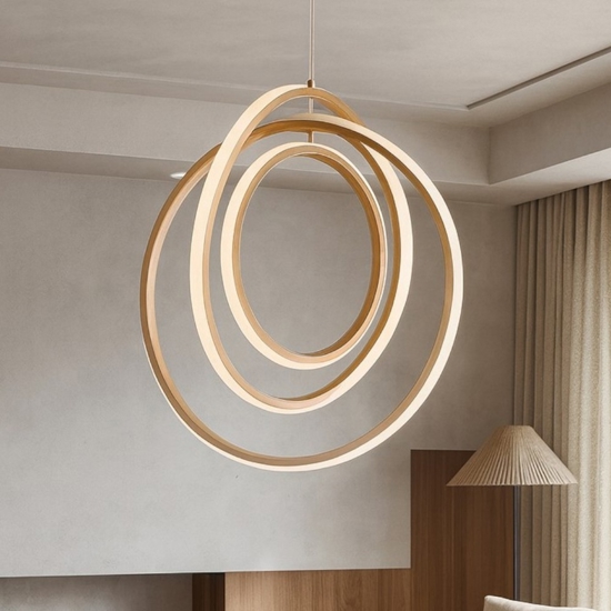 Lampadario ondaluce so golden 50 oro design moderno led
