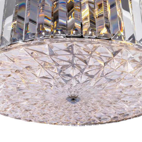 Lampadario di cristallo recinto maytoni vetro trasparente per soggiorno