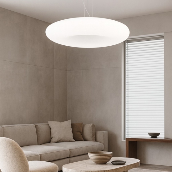 Ondaluce so dodi lampadario circolare moderno bianco