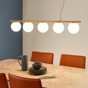 Visualizza i dettagli per Ondaluce so monile lampadario oro sfere vetro moderno Ondaluce so monile lampadario oro sfere vetro moderno