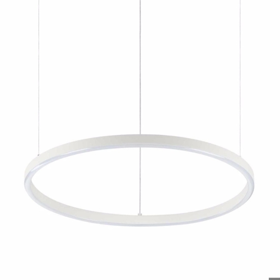 Ideal lux oracle slim sp d070 round led 3000k lampadario bianco