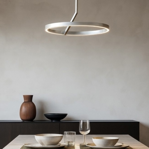 Visualizza i dettagli per Vivida meridiana lampadario moderno titanio led 17w 3000k 4000k Vivida meridiana lampadario moderno titanio led 17w 3000k 4000k