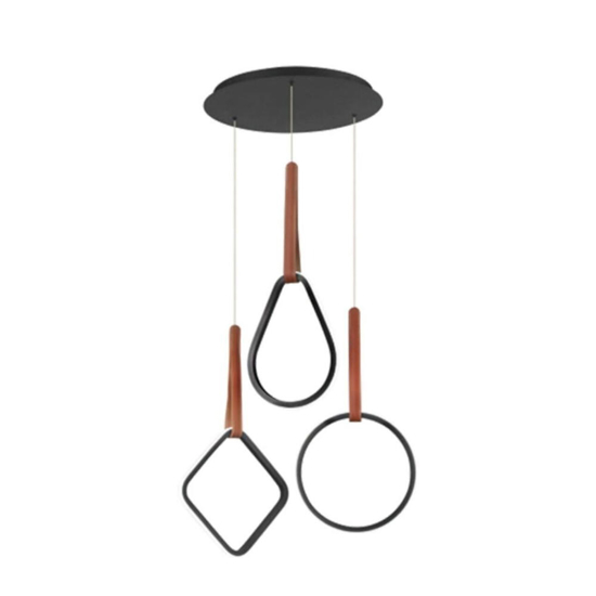 So regoli mix ondaluce lampadario led design moderno