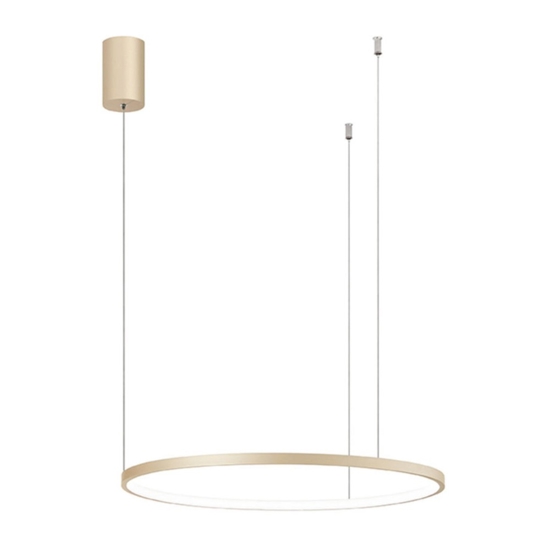 So soel 60 oro ondaluce lampadario moderno cerchio led