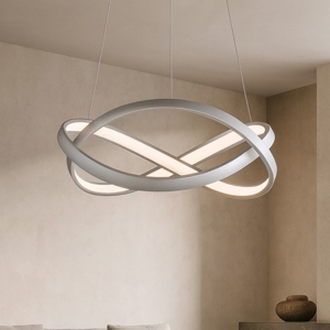 Visualizza i dettagli per Lampadario moderno per soggiorno grigio oro led 40w 3500k 5000k con telecomando Lampadario moderno per soggiorno grigio oro led 40w 3500k 5000k con telecomando