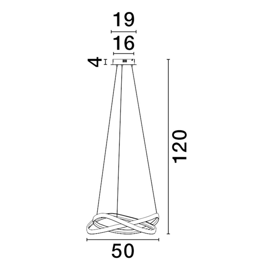 Lampadario moderno per soggiorno grigio oro led 40w 3500k 5000k con telecomando