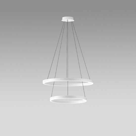 Gea luce criseide lampadario moderno led 60w 3000k per soggiorno