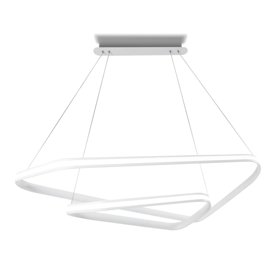 Lampadario moderno design dimmerabile vivida ring led 47w 3000k