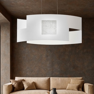 Visualizza i dettagli per Top light lampadario moderno vetri bianchi placca decoro argento Top light lampadario moderno vetri bianchi placca decoro argento