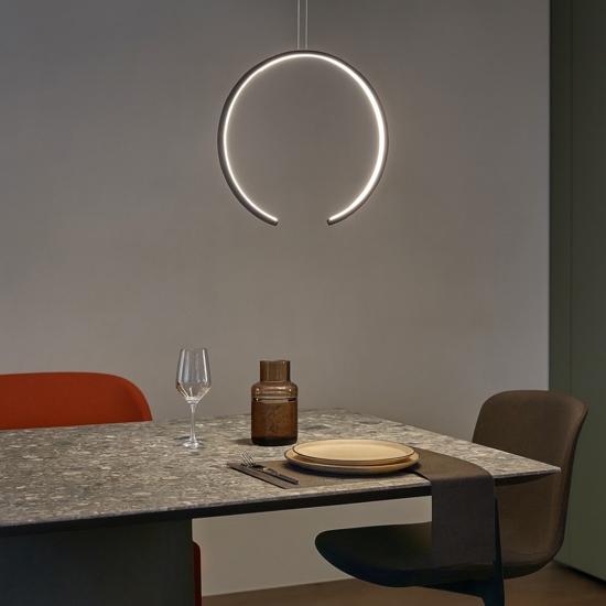 Olympic vivida lampadario led 25w 3000k - 4000k design moderno