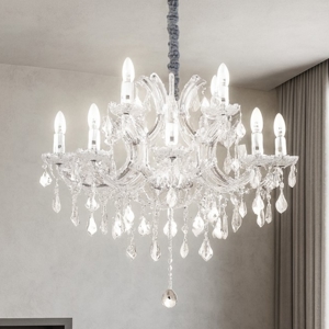 Napoleon sp12 ideal lux lampadario cristallo