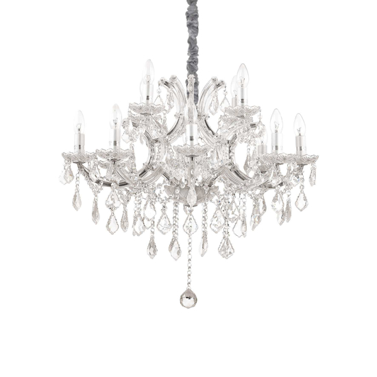 Napoleon sp12 ideal lux lampadario cristallo