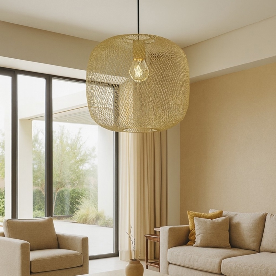 Net sp1 d34 ideal lux lampadario moderno oro