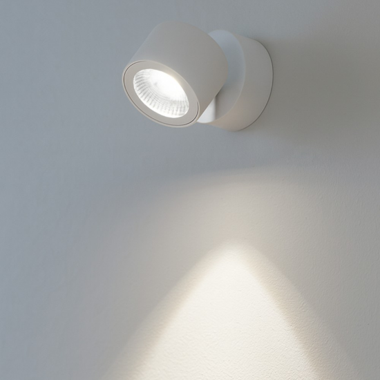 Perenz applique da parete bianca led orientabile 15w 3000k fp