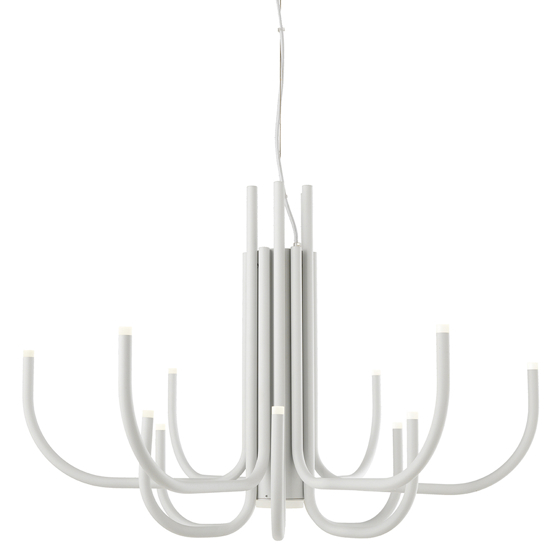Ondaluce so nouveau bianco lampadario led moderno
