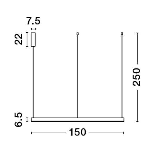 Lampadario cerchio xxl 150cm oro led 80w 3000k dimmerabile