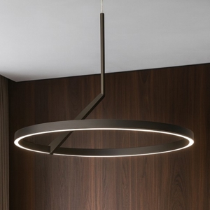 Visualizza i dettagli per Vivida meridiana lampadario moderno led 44w 3000k 4000k bronzo Vivida meridiana lampadario moderno led 44w 3000k 4000k bronzo