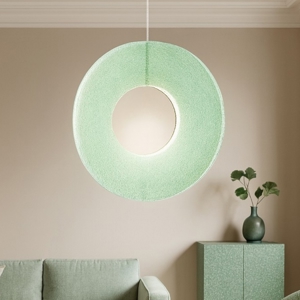 So candy ondaluce lampadario vetro verde led design