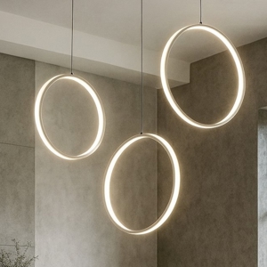 Ondaluce so circus silver lampadario con decentramento led