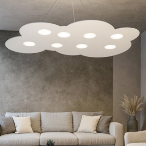 Visualizza i dettagli per Lampadario moderno per soggiorno bianco cloud toplight Lampadario moderno per soggiorno bianco cloud toplight