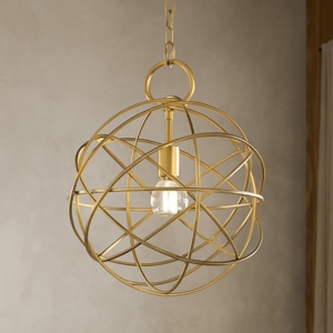 Konse sp1 ideal lux lampadario moderno sfera oro