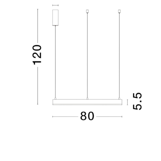 Lampadario moderno anello oro 80cm led 48w 3000k dimmerabile