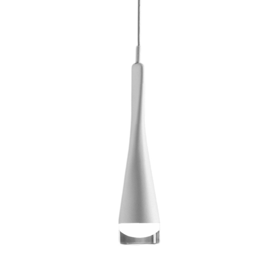 Lampadario design moderno bianco vivida twist led 18w 3000k
