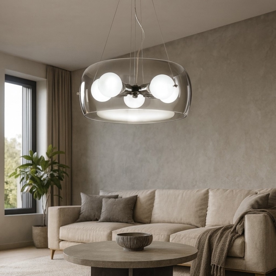 Audi10 sp5 trasparente ideal lux lampadario moderno