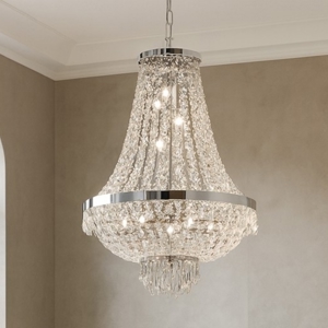 Caesar sp9 lampadario di cristallo ideal lux