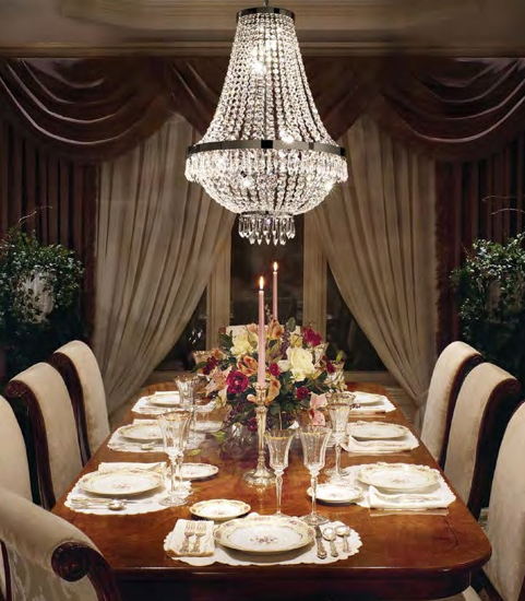Caesar sp9 lampadario di cristallo ideal lux