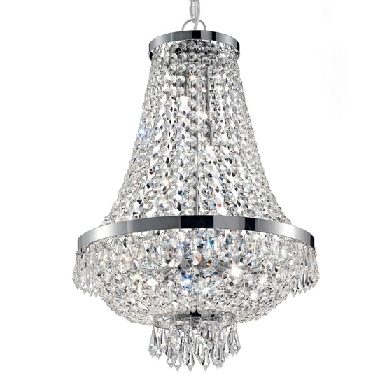 Caesar sp9 lampadario di cristallo ideal lux