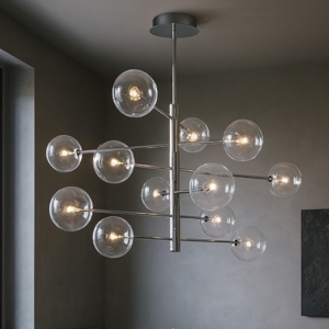 Visualizza i dettagli per Equinoxe ideal lux sp12 cromo lampadario design moderno soggiorno Equinoxe ideal lux sp12 cromo lampadario design moderno soggiorno