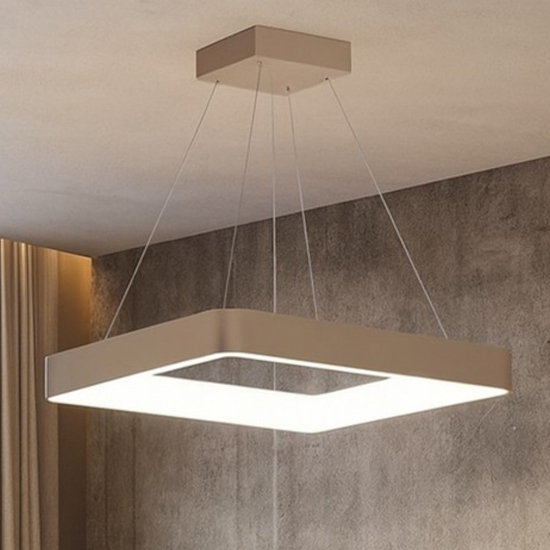 Lampadario inner-s 60 moderno sabbia 50w 3000k 4000k vivida