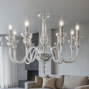 Visualizza i dettagli per Doge sp9 lampadario di cristallo 9 bracci di vetro ideal lux Doge sp9 lampadario di cristallo 9 bracci di vetro ideal lux