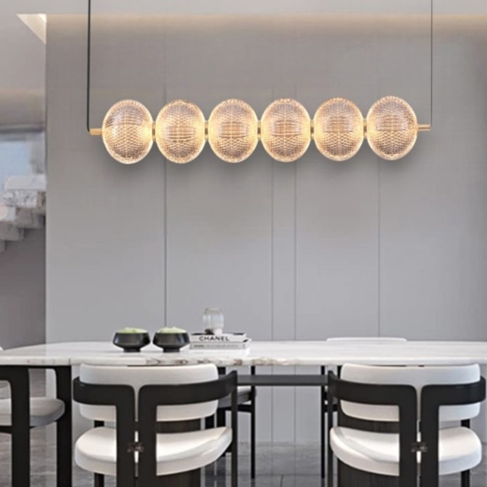 Lampadario stile contemporaneo per soggiorno