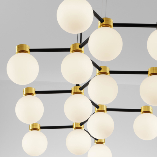 Lampadario moderno per sala da pranzo stile contemporaneo