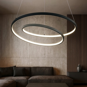 Oz sp d60 on-off nero ideal lux lampadario led 47w 3000k