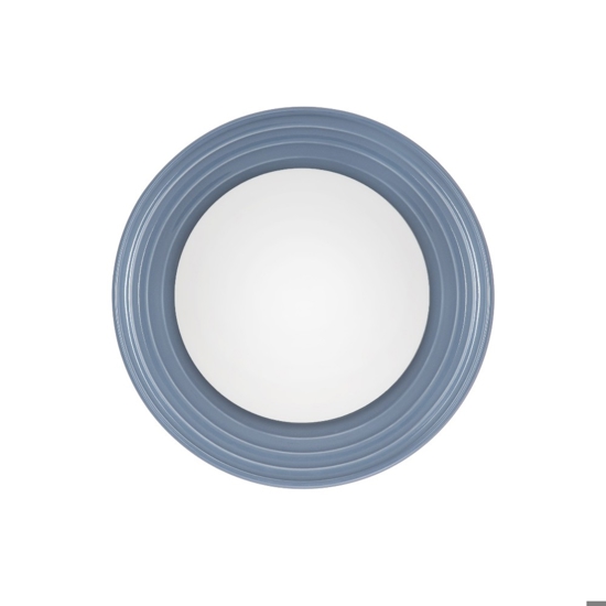Applique da parete blu ip44 rotondo moderno in porcellana