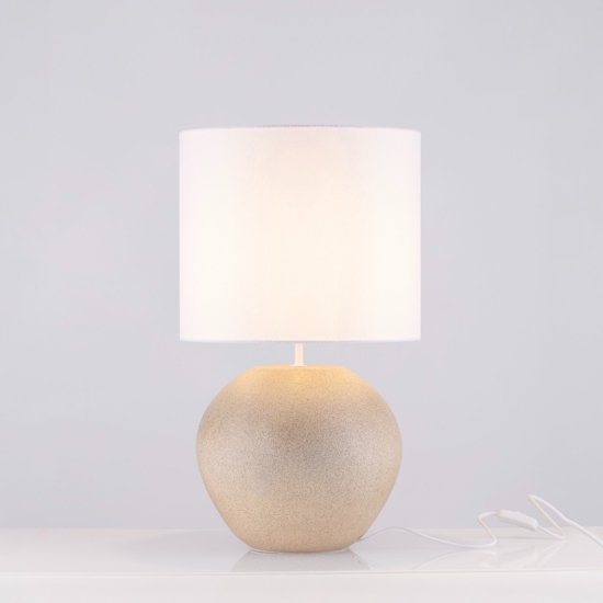 Lampada da tavolo in gesso design minimal