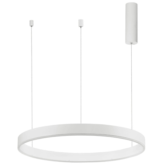 Lampadario cerchio 60cm bianco led 40w 2700k a 6000k dimmerabile