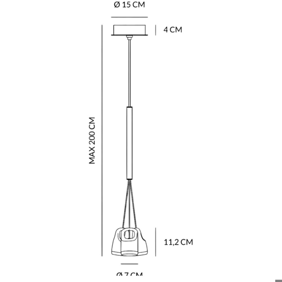 Lampadario vivida bag bianco a grappolo per soggiorno moderno led 3000k