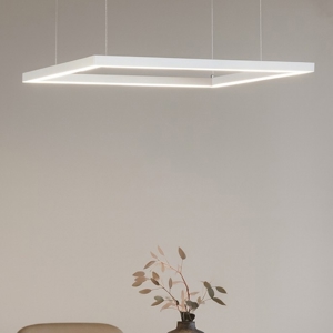 Visualizza i dettagli per Ideal lux oracle slim sp d070 square lampadario bianco led 41w 3000k Ideal lux oracle slim sp d070 square lampadario bianco led 41w 3000k